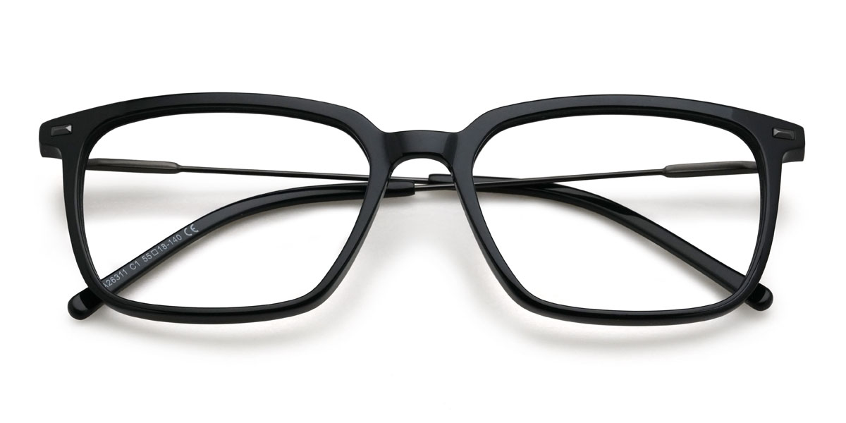 Schwarz Anika Brille - Rectangle Glasses