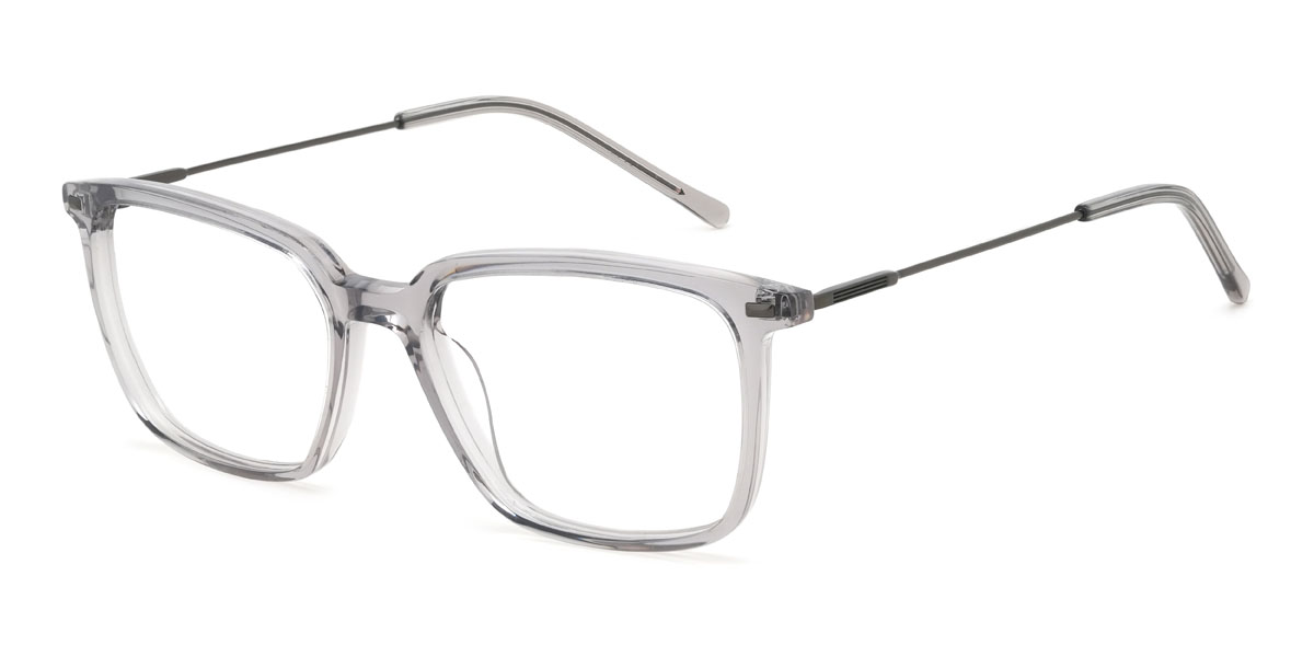 Klar Grau Anika Brille - Rectangle Glasses