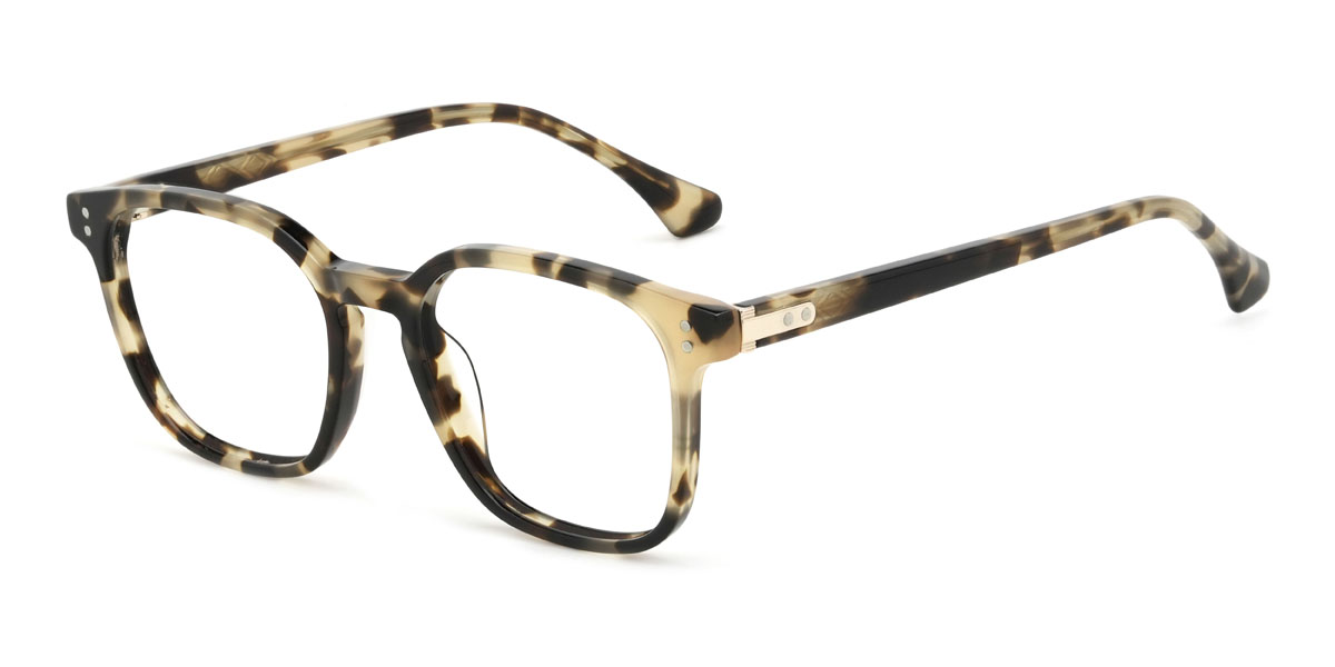 Elfenbein Schildpatt Soren Brille - Rectangle Glasses