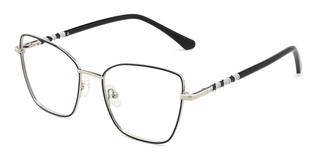 Negro Guinevere Gafas - Cat Eye Glasses