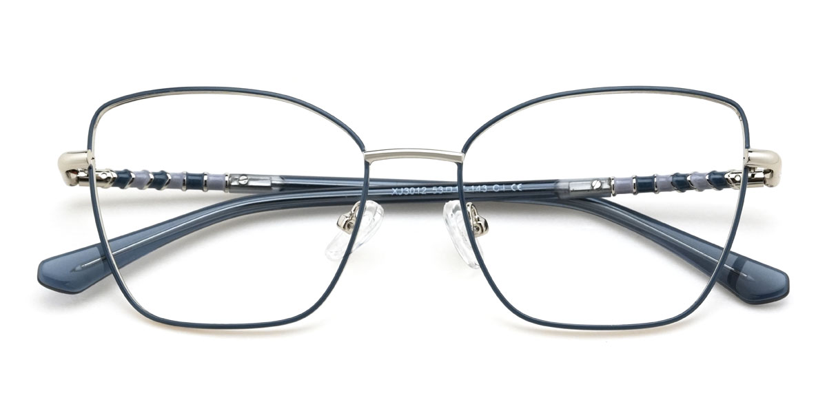 Bleu Guinevere Lunettes - Cat Eye Glasses