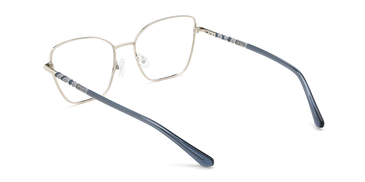 Bleu Guinevere Lunettes - Cat Eye Glasses