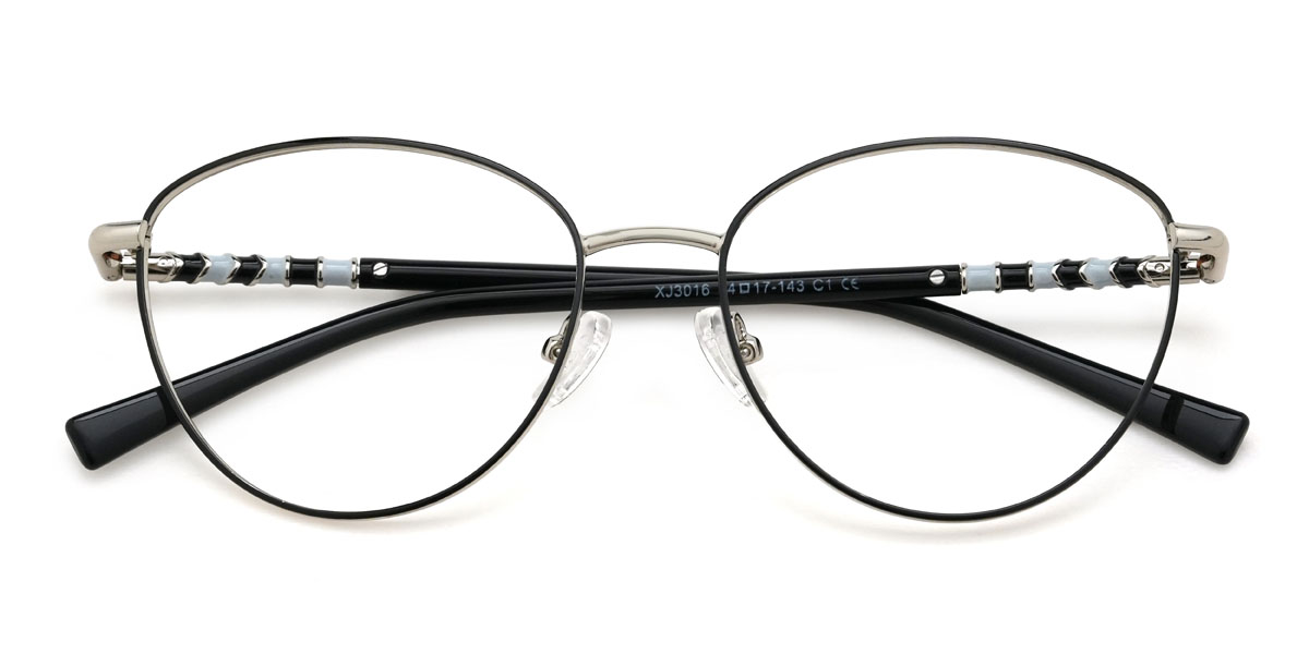 Noir Alisha Lunettes - Oval Glasses