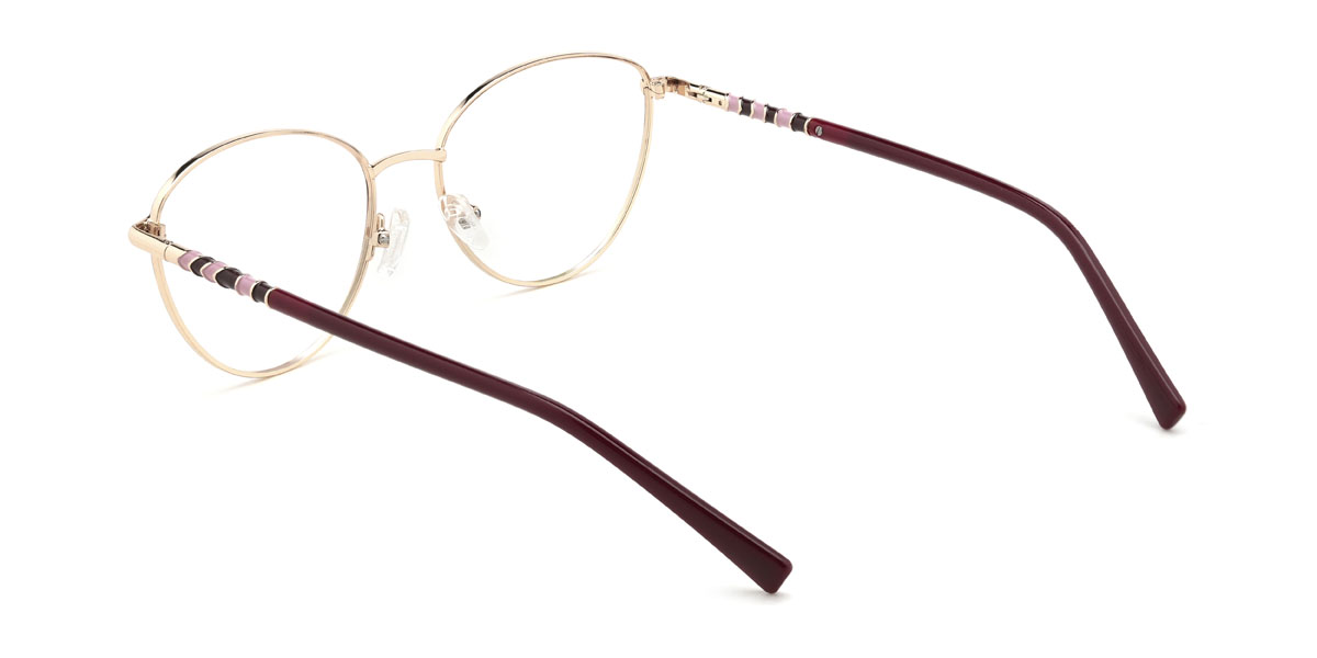 Jujube Rot Alisha Brille - Oval Glasses