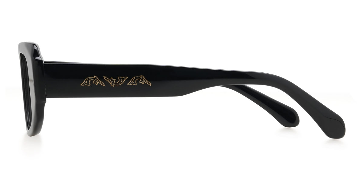 Negro Emberly Gafas - Rectangle Glasses