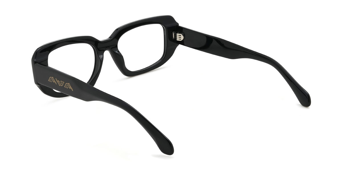 Negro Emberly Gafas - Rectangle Glasses