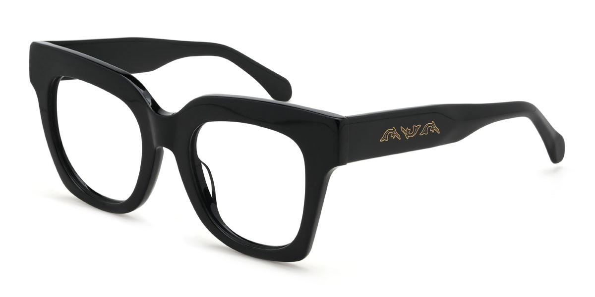 Schwarz Gunnar Brille - Square Glasses