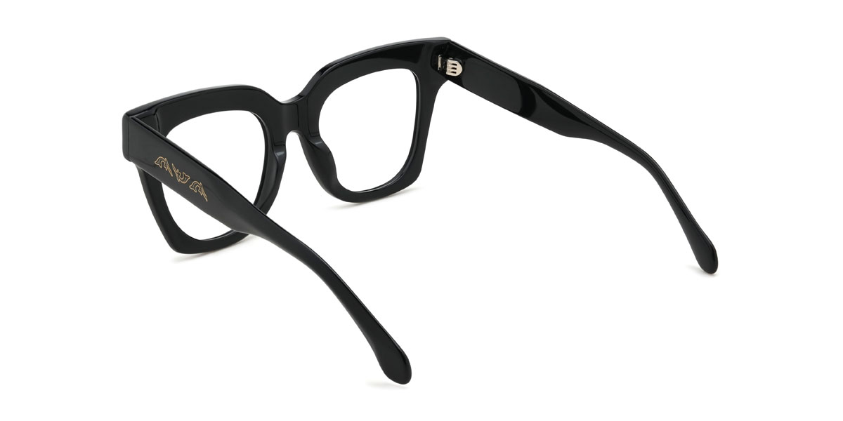 Schwarz Gunnar Brille - Square Glasses