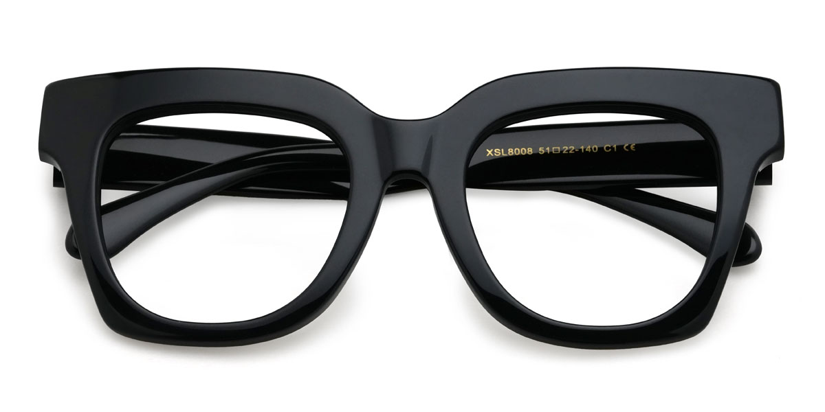 Schwarz Gunnar Brille - Square Glasses