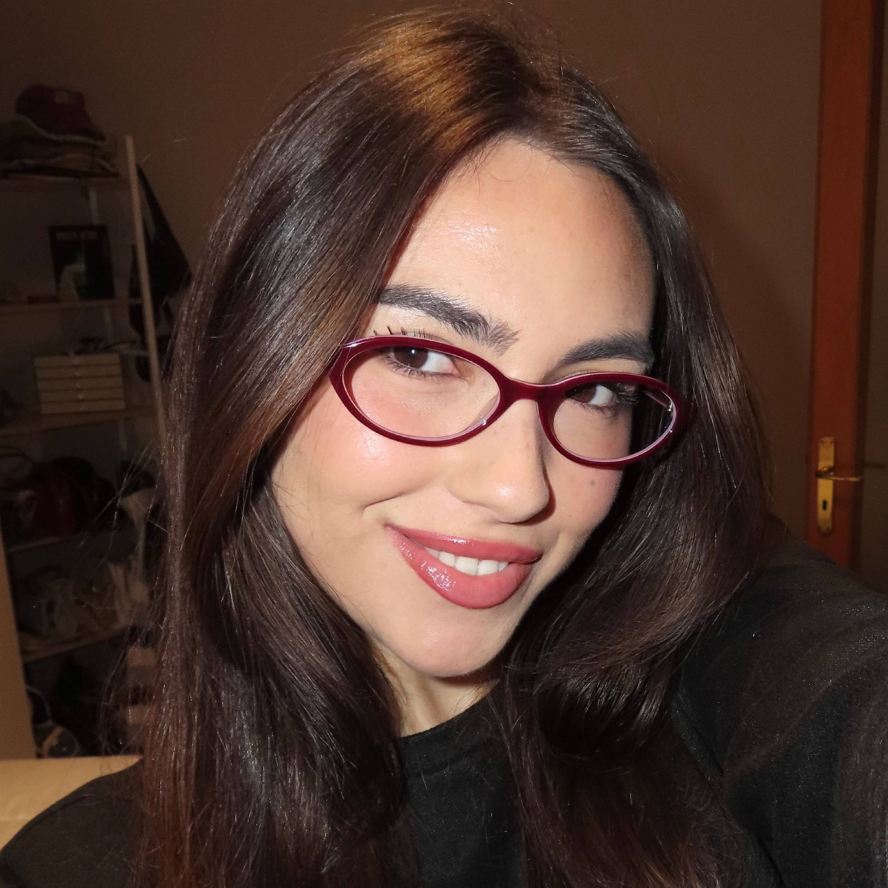 Jujube vörös Vickie Szemüveg - Oval Glasses