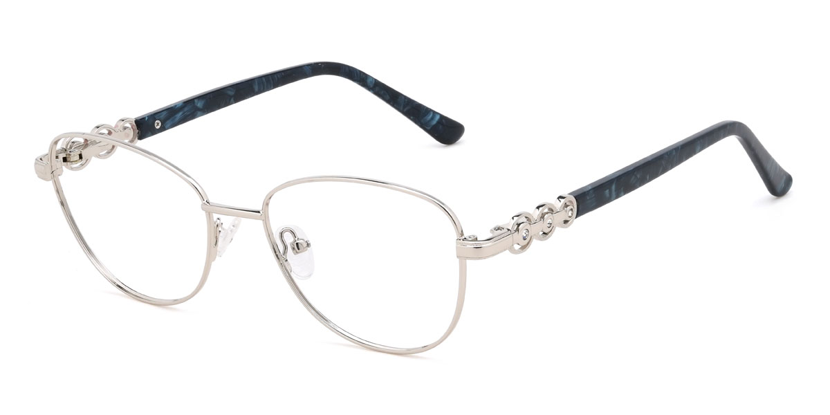 Silber Tiana Brille - Oval Glasses
