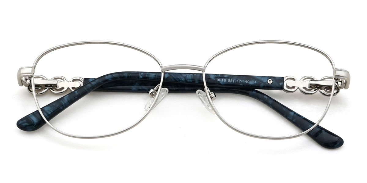 Silber Tiana Brille - Oval Glasses