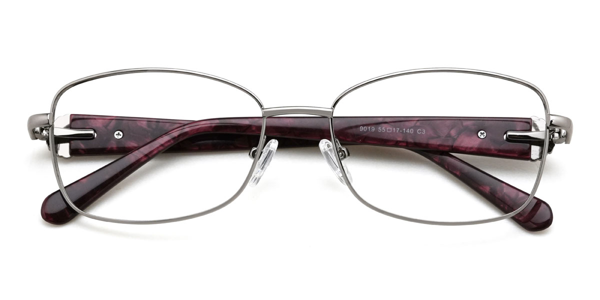 Silber Kasen Brille - Rectangle Glasses