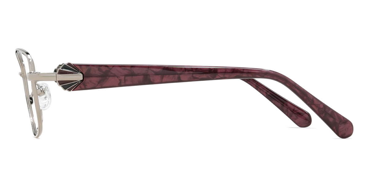 Silber Kasen Brille - Rectangle Glasses