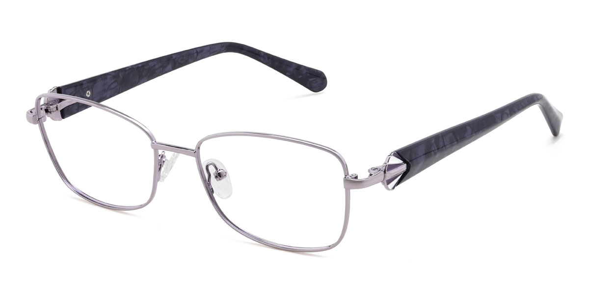 Pourpre Kasen Lunettes - Rectangle Glasses