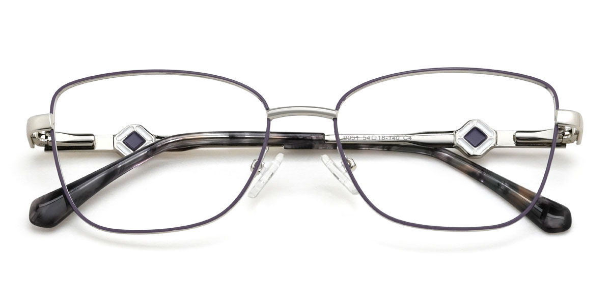 Prune Violet Reina Lunettes - Cat Eye Glasses