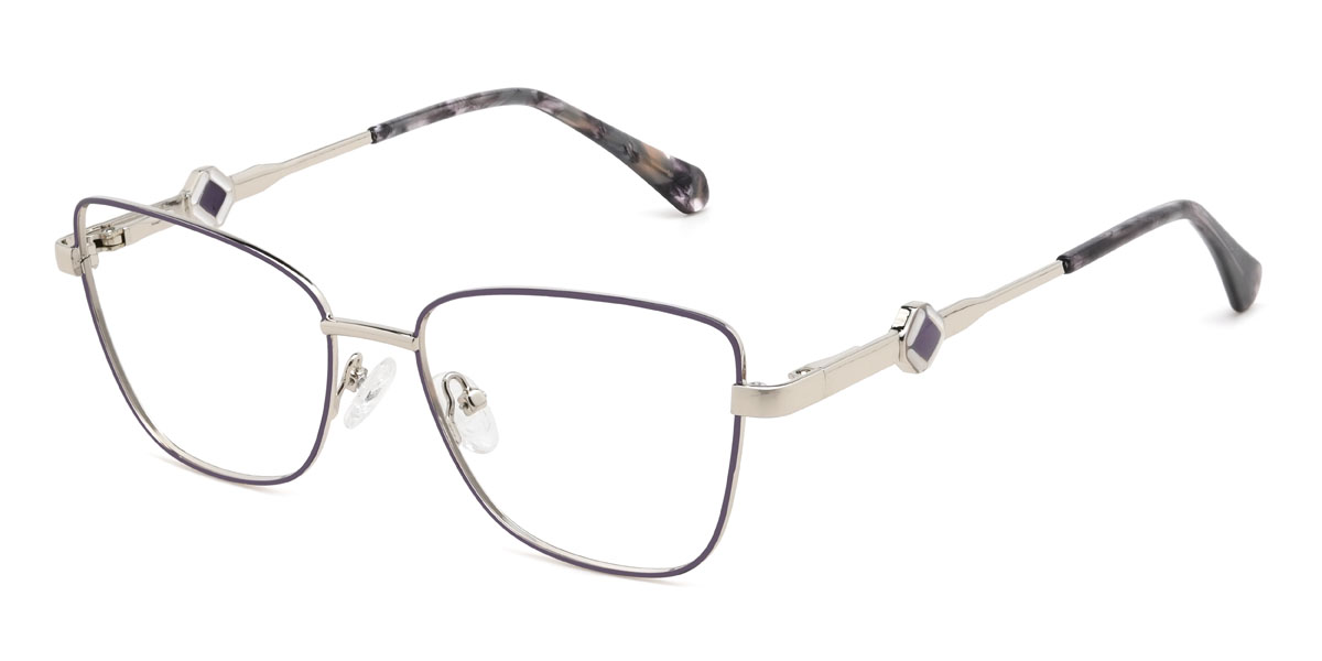 Prune Violet Reina Lunettes - Cat Eye Glasses