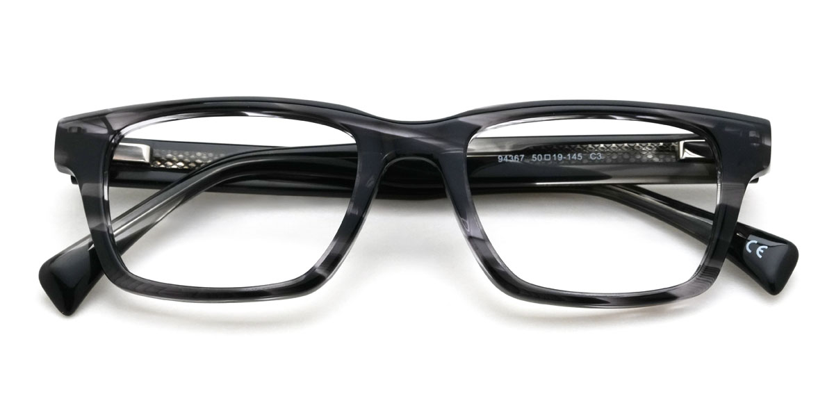 Fekete teknősbéka Hector Szemüveg - Rectangle Glasses