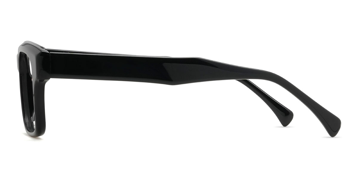 Black Finnley Glasses - Rectangle Glasses