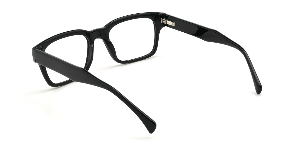 Black Finnley Glasses - Rectangle Glasses