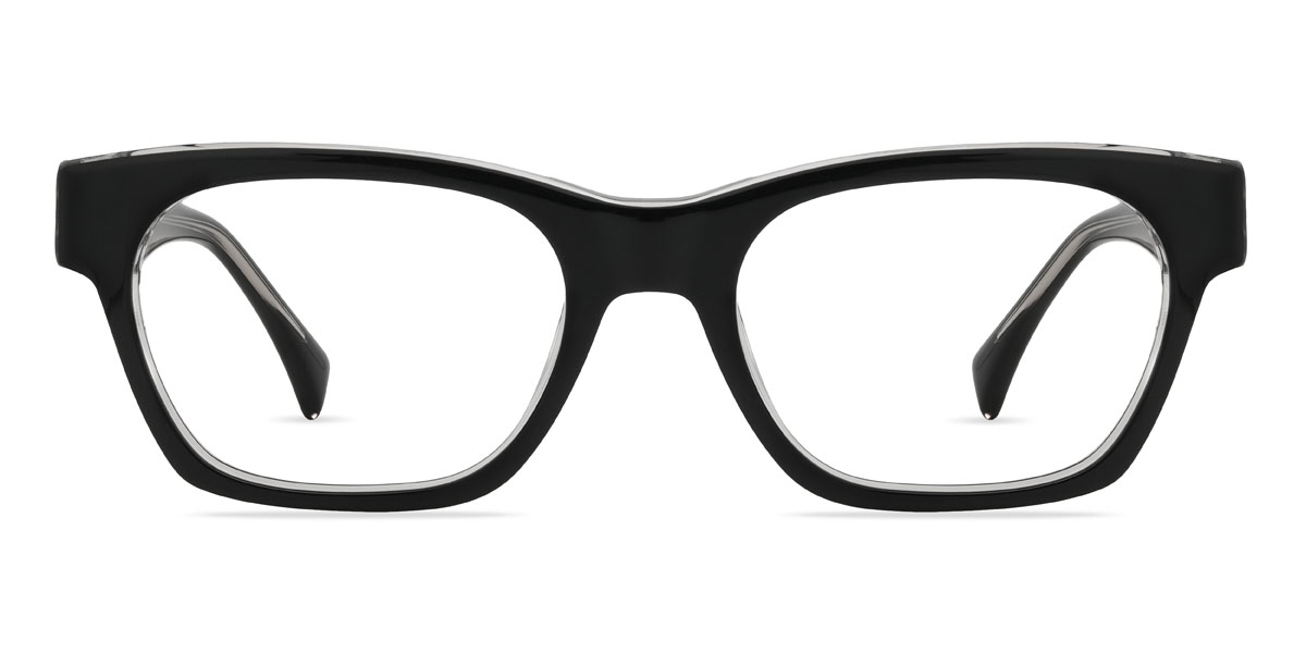 Negro Callen - Rectangle Glasses