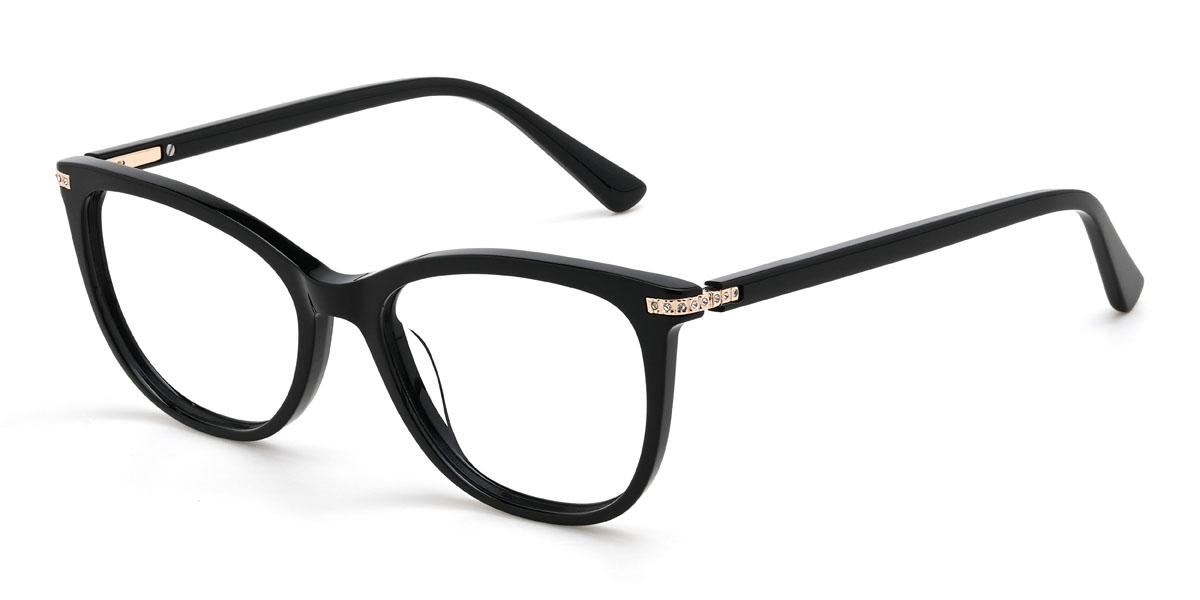 Fekete Rhea Szemüveg - Cat Eye Glasses