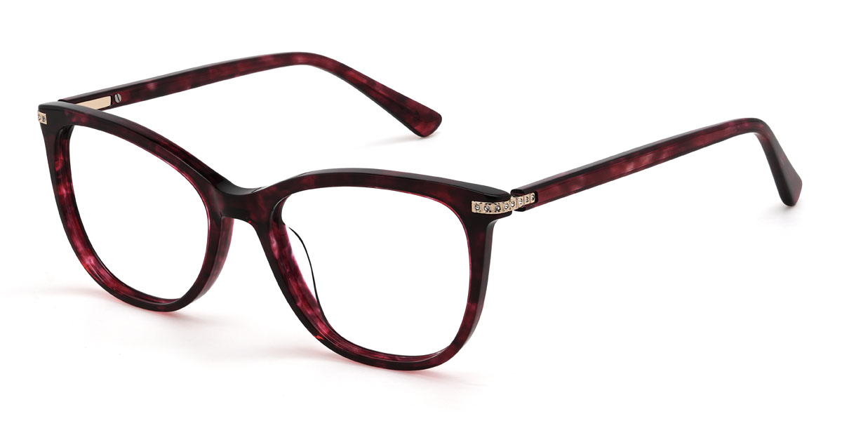 Červená korytnačka Rhea Okuliare - Cat Eye Glasses