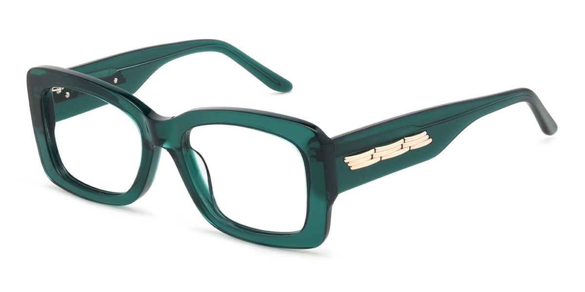 Kék zöld Ruben Szemüveg - Rectangle Glasses