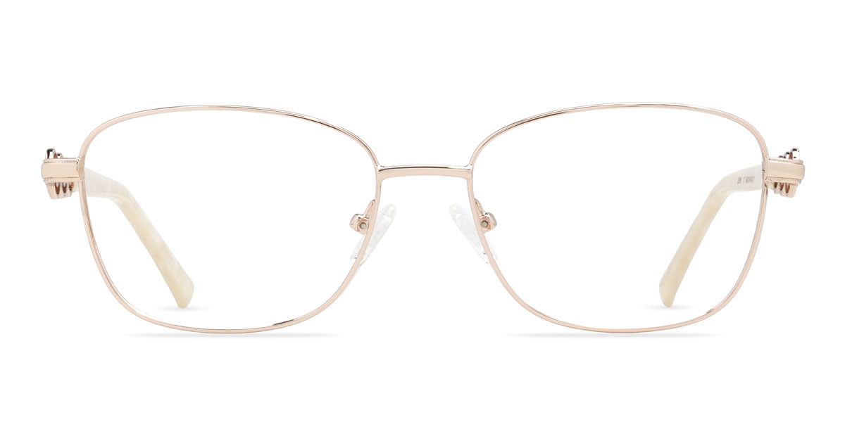 Nude Pink Kiana - Rectangle Glasses
