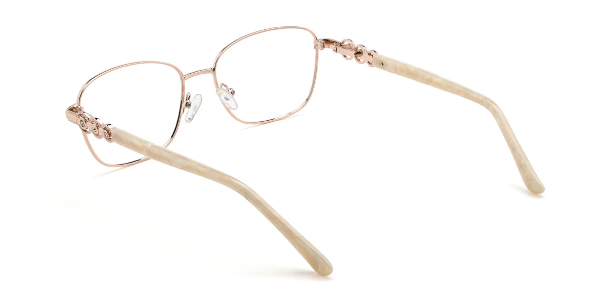Nude Pink Kiana Brille - Rectangle Glasses