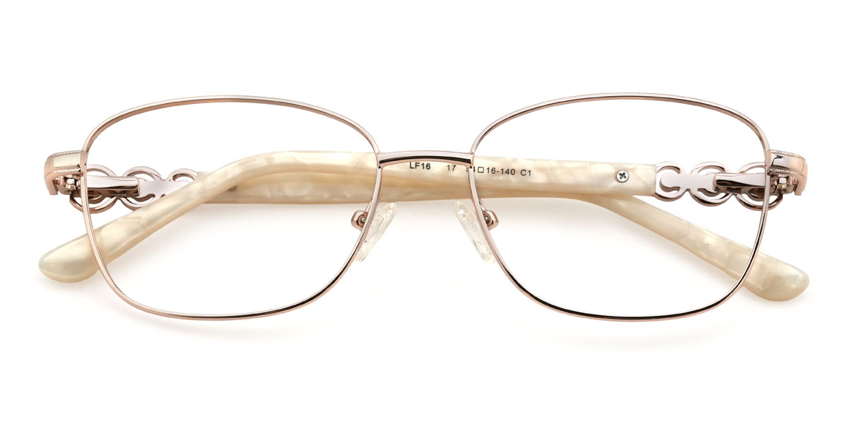 Nude Pink Kiana Brille - Rectangle Glasses