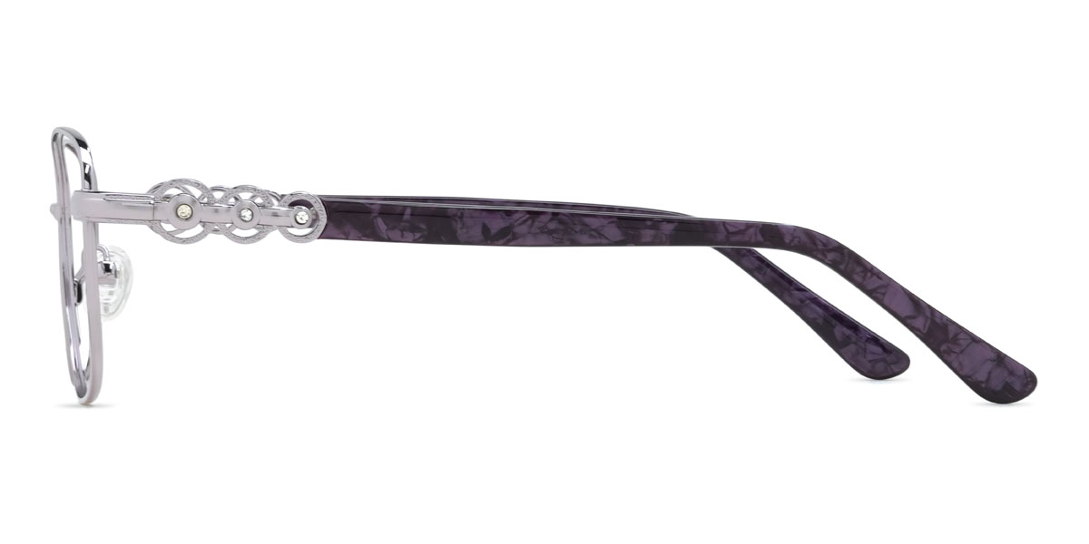 Violet clair Kiana Lunettes - Rectangle Glasses
