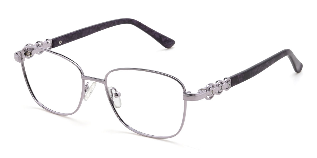 Violet clair Kiana Lunettes - Rectangle Glasses