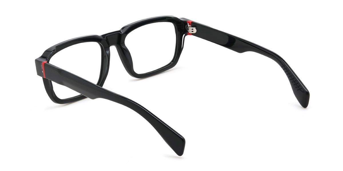 Black Jream Glasses - Rectangle Glasses
