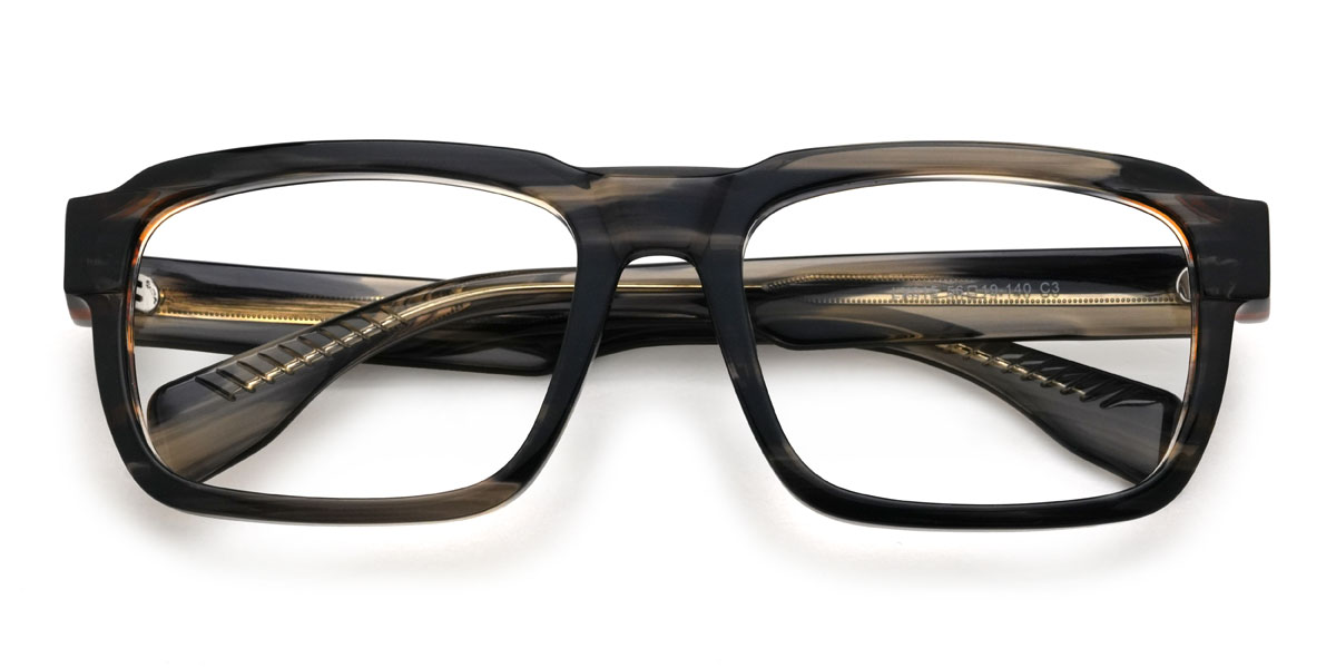 Fekete teknősbéka Jream Szemüveg - Rectangle Glasses