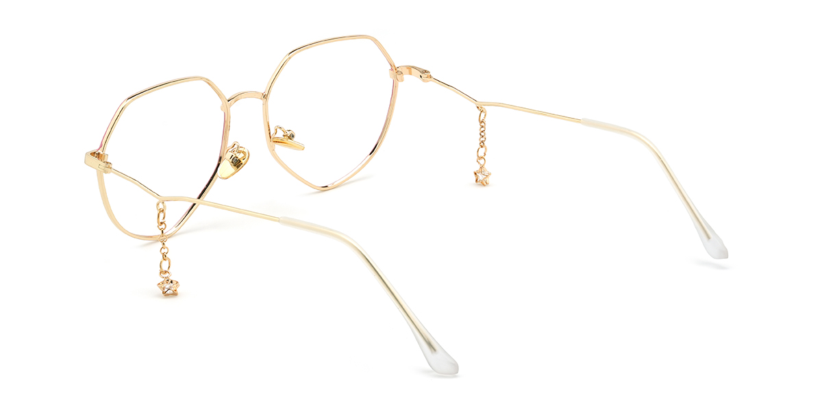 Ouro Rosa Jasmine Óculos - Round Glasses