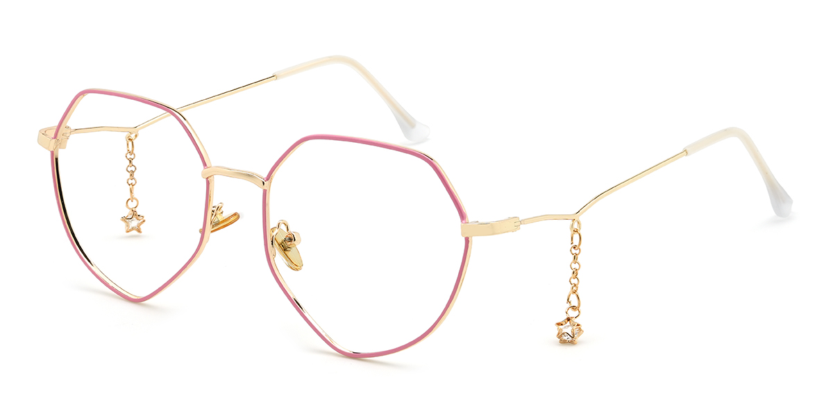 Ouro Rosa Jasmine Óculos - Round Glasses
