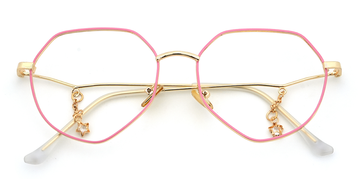 Ouro Rosa Jasmine Óculos - Round Glasses