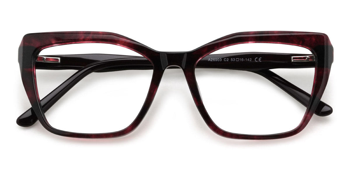 Rojo Carey Anakin Gafas - Cat Eye Glasses