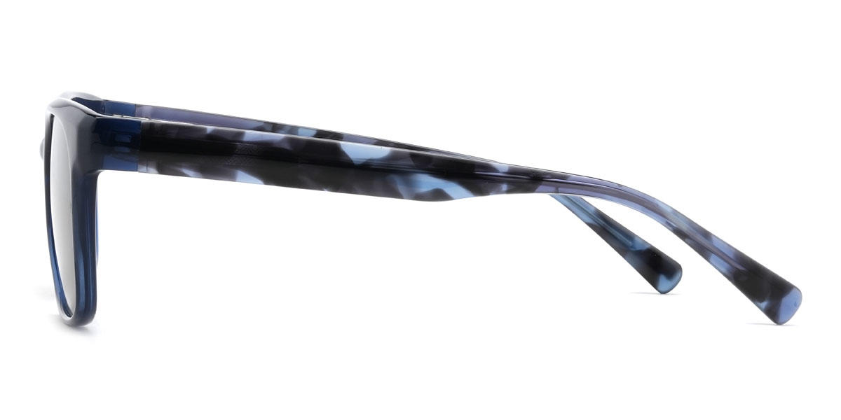 Blue Grey Braylon Glasses - Rectangle Sunglasses