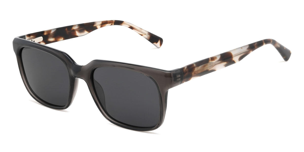 Grey Grey Braylon Glasses - Rectangle Sunglasses