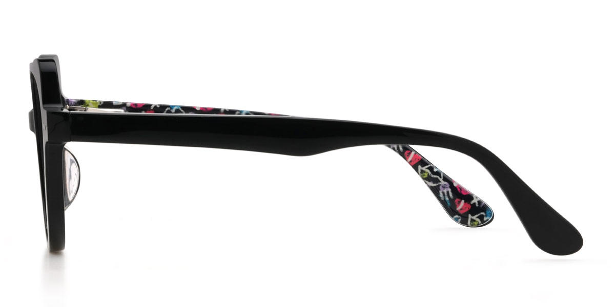 Black Aarya (Age 7-9) Glasses - Kids Glasses