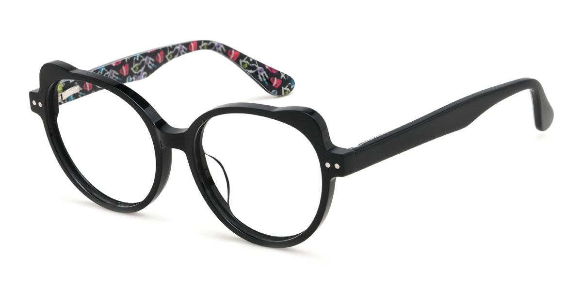 Black Aarya (Age 7-9) Glasses - Kids Glasses
