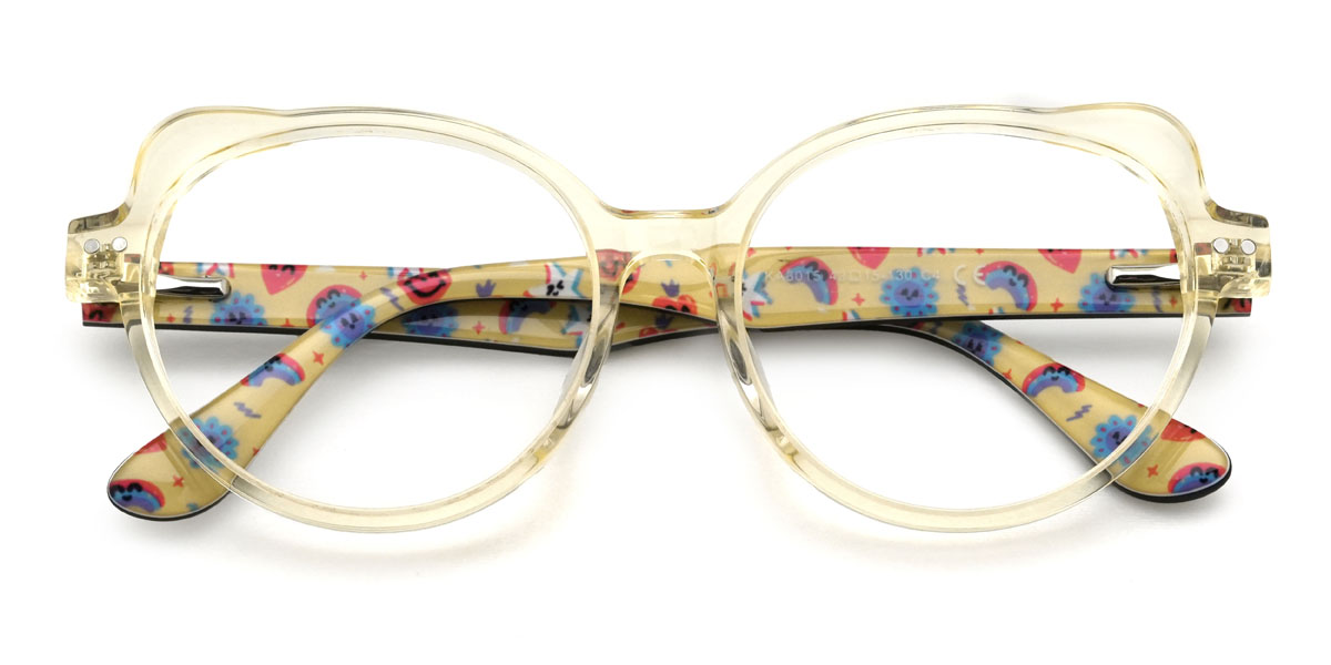 Yellow Aarya (Age 7-9) Glasses - Kids Glasses