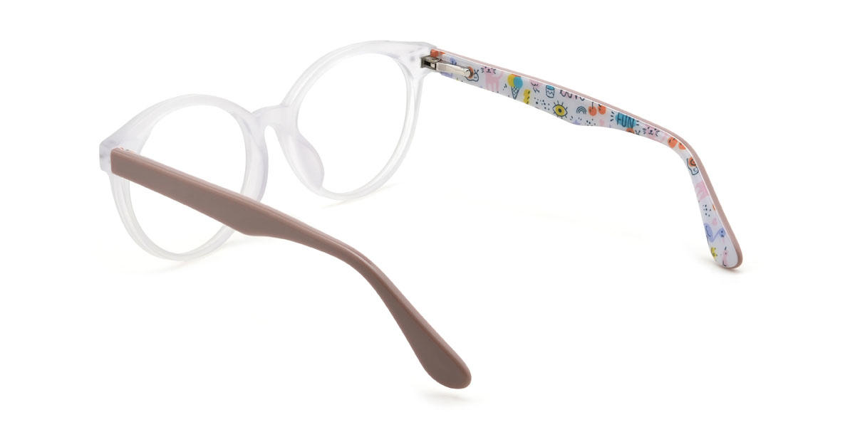 Clear Frosted Jared (Age 7-9) Glasses - Kids Glasses