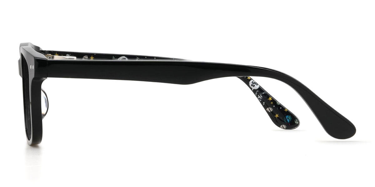 Black Louie (Age 7-9) Glasses - Rectangle Glasses