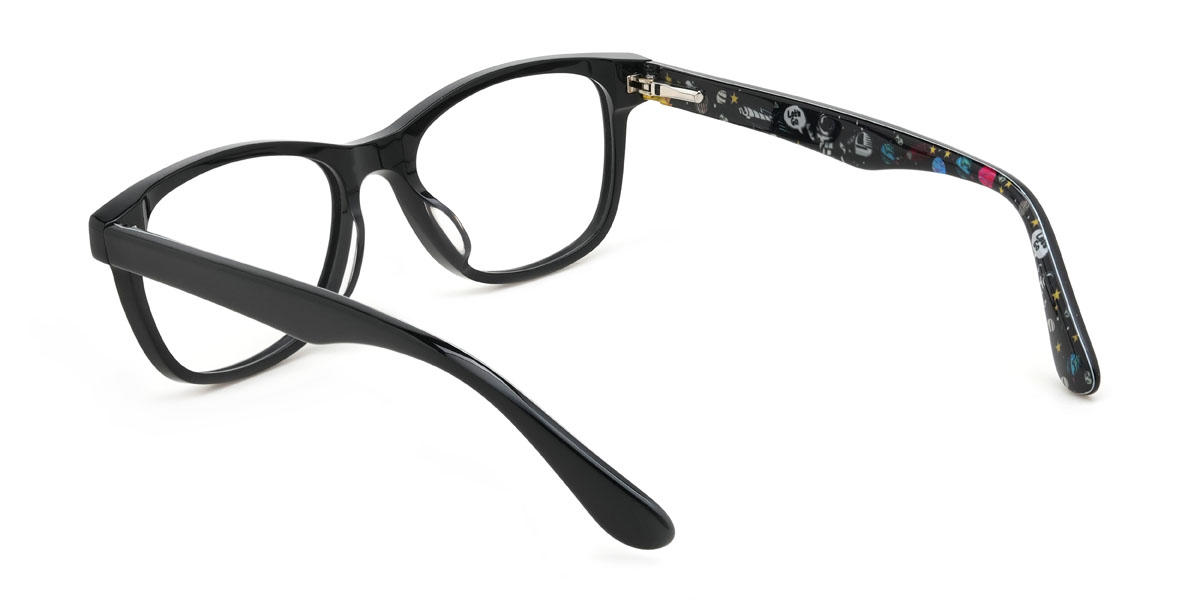 Black Louie (Age 7-9) Glasses - Rectangle Glasses