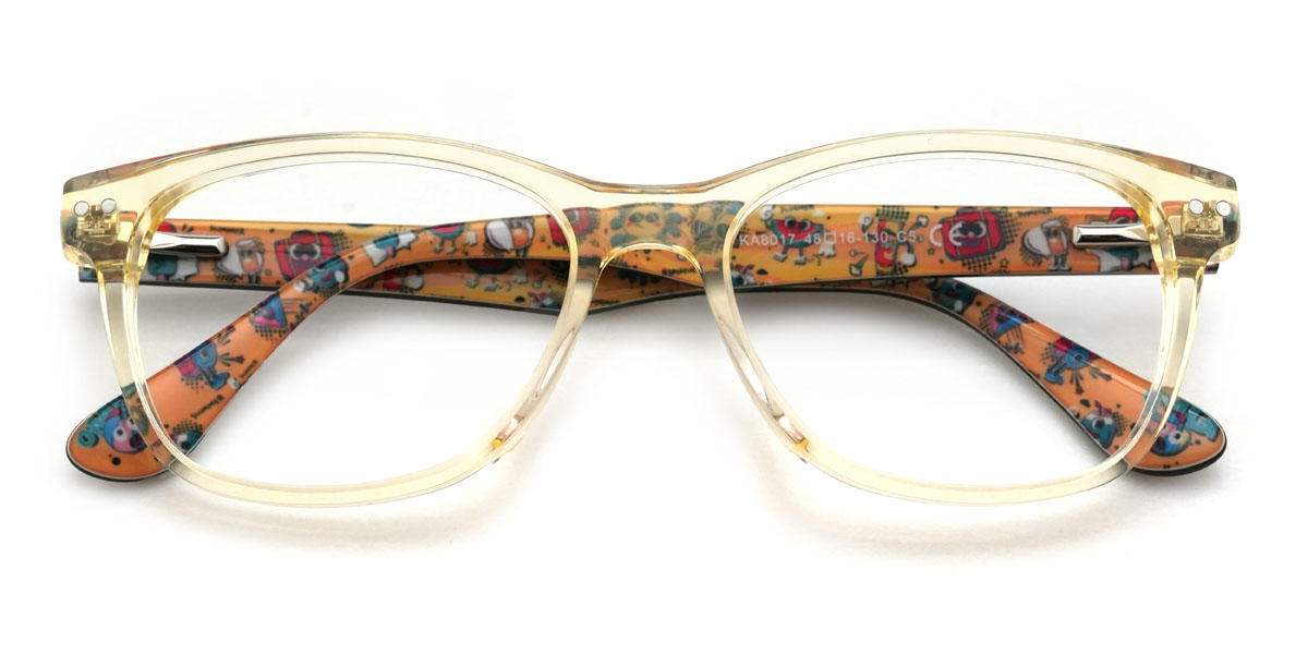 Yellow Louie (Age 7-9) Glasses - Rectangle Glasses