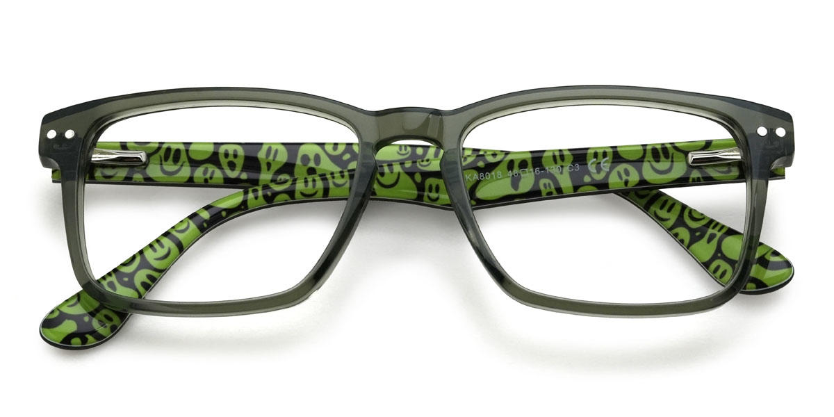 Olive Green Callahan (Age 7-9) Glasses - Kids Glasses