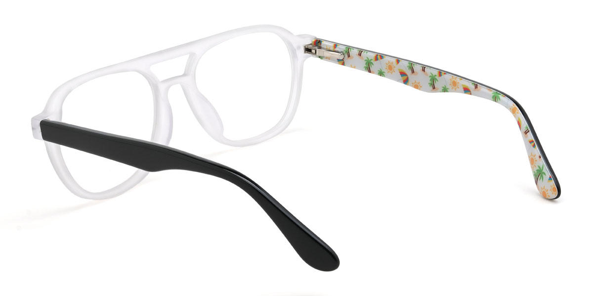 Clear Frosted Madilynn (Age 7-9) Glasses - Kids Glasses